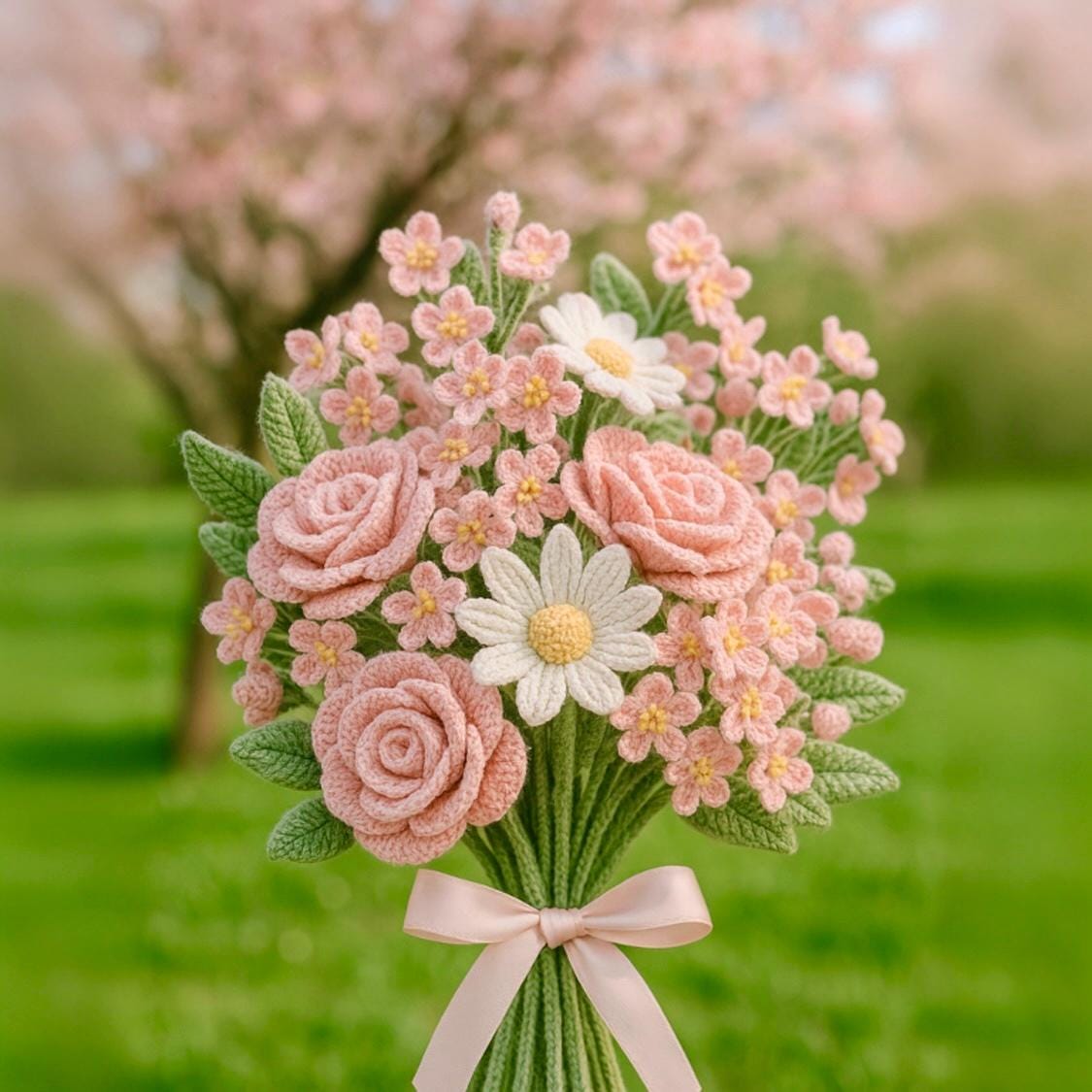 600+ Flower Bouquet Crochet PATTERN Bundle Digital Mother Day Floral Stem Amigurumi Pot Plant Spring Sun Wedding Rose Tulip Daisy Graduation