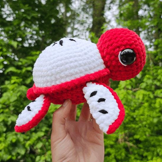 Fruit Turtle Crochet Pattern Bundle PDF Download, Beginner Friendly Amigurumi