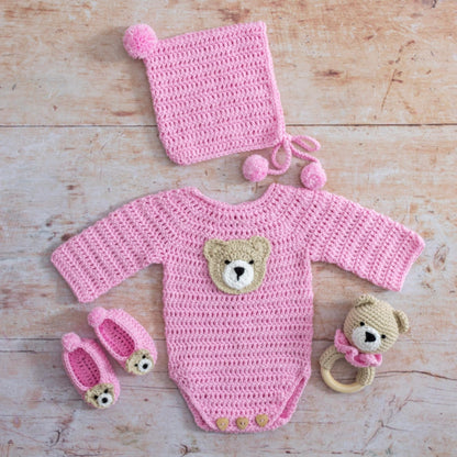🧸✨ Crochet Baby Bear Set (5 Patterns + Videos)  👶🧶