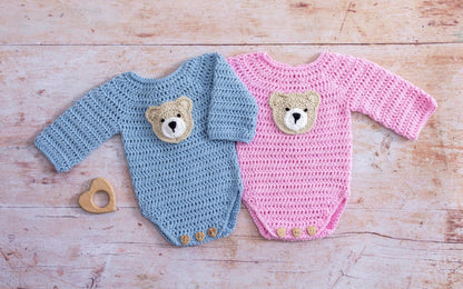 🧸✨ Crochet Baby Bear Set (5 Patterns + Videos)  👶🧶